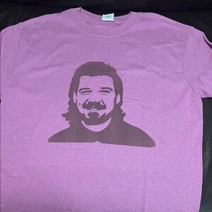 Gildan Purple Graphic Tee